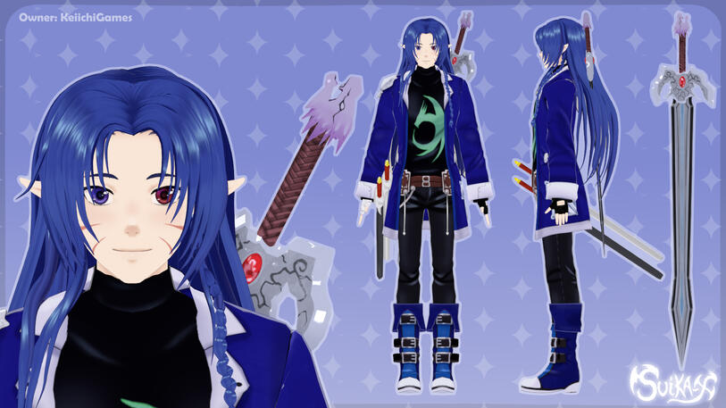 Full model + 3D Accessory (Sword)